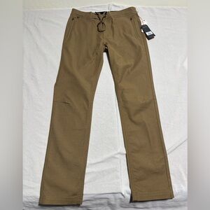 Men’s Roark Layover Traveler Pants Military Green Draw String Size 30 NWT